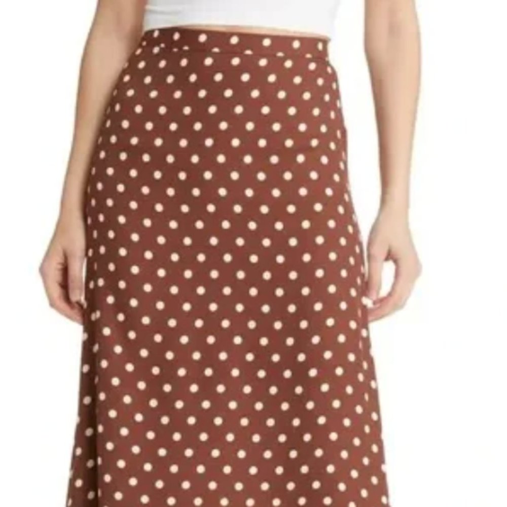 Reformation Brown Bea Skirt Size 6